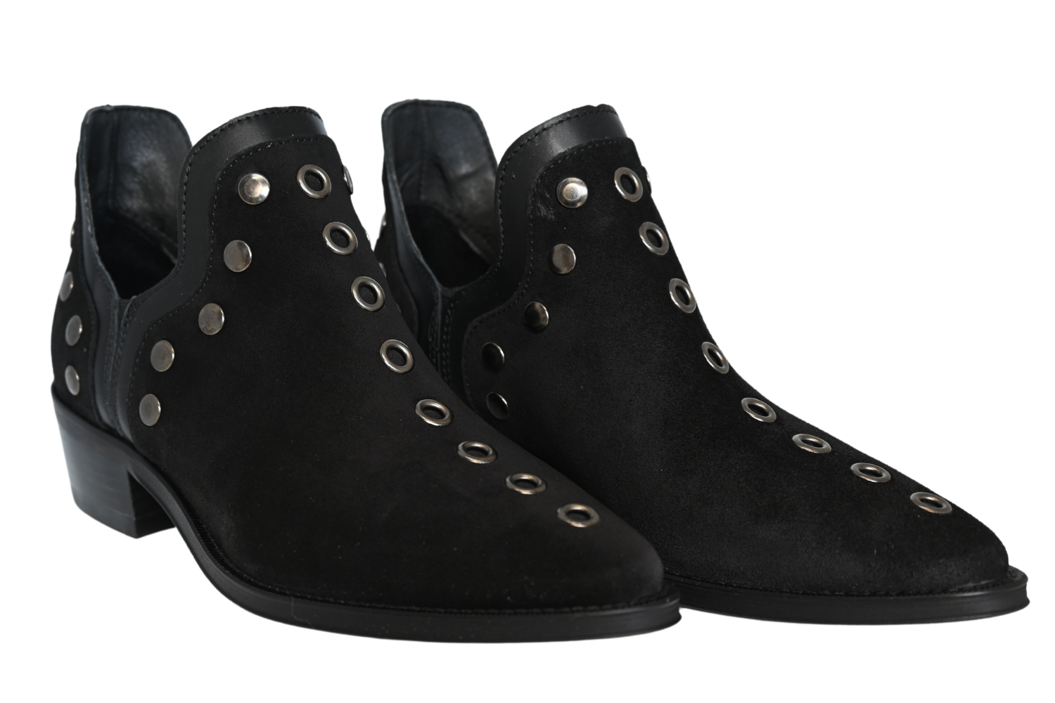 BOTIN CECILE GAMUZA NEGRO 2551