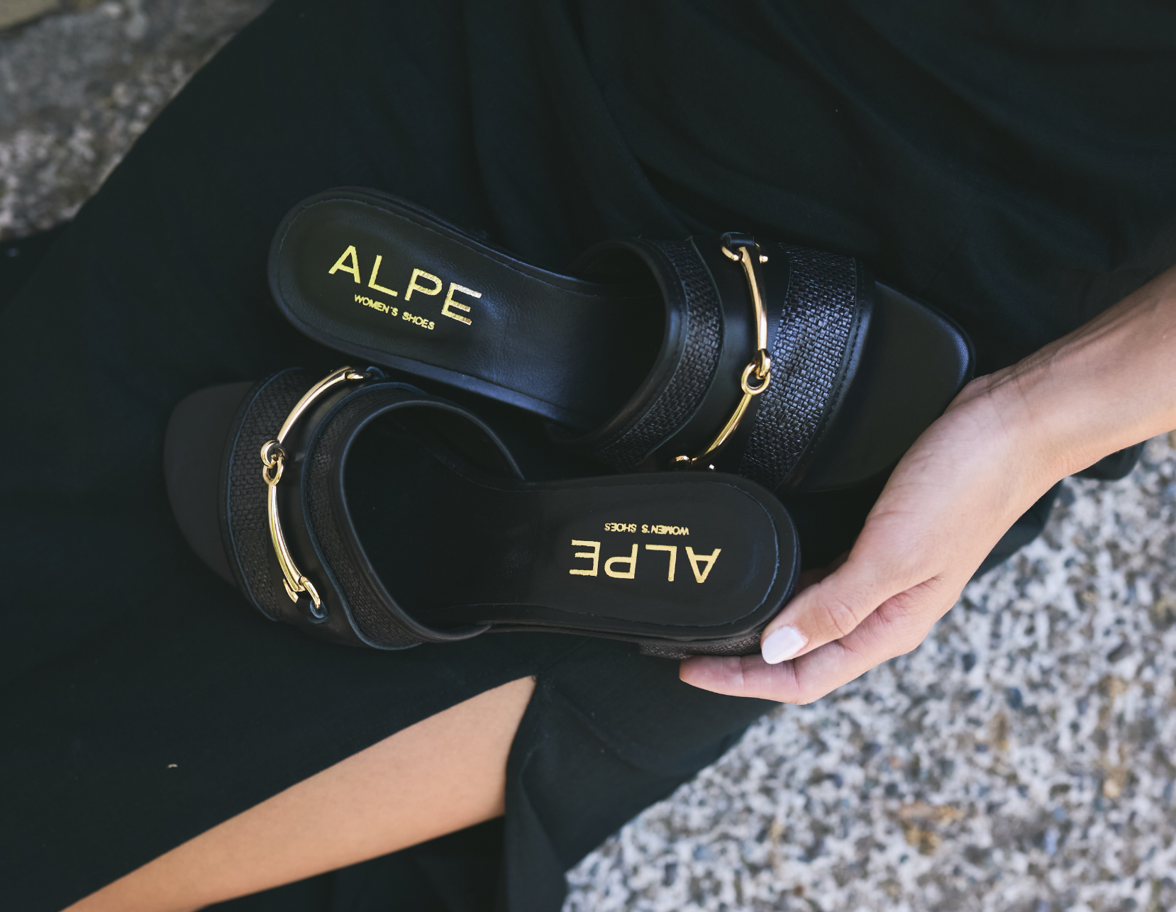 SANDALIA RIVOLI NEGRO 5464