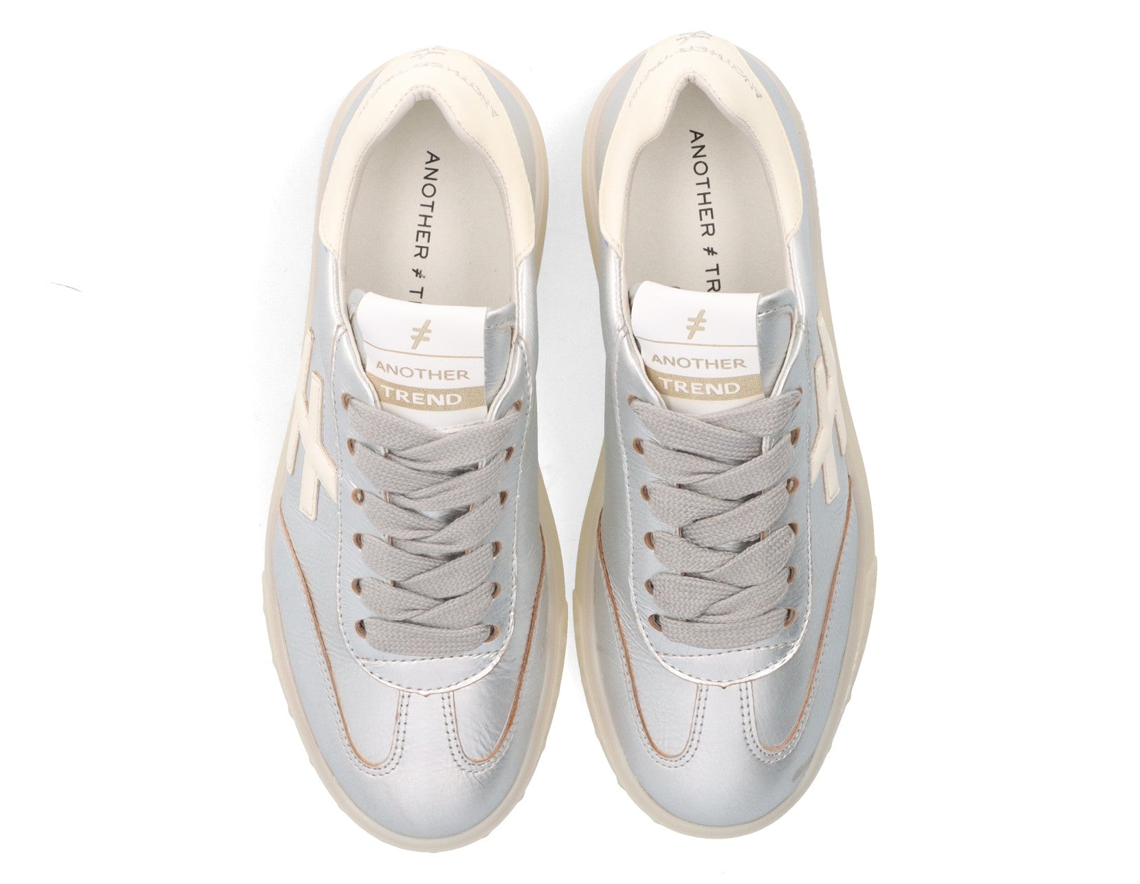 ZAPATILLA ICONIC PLATA A038