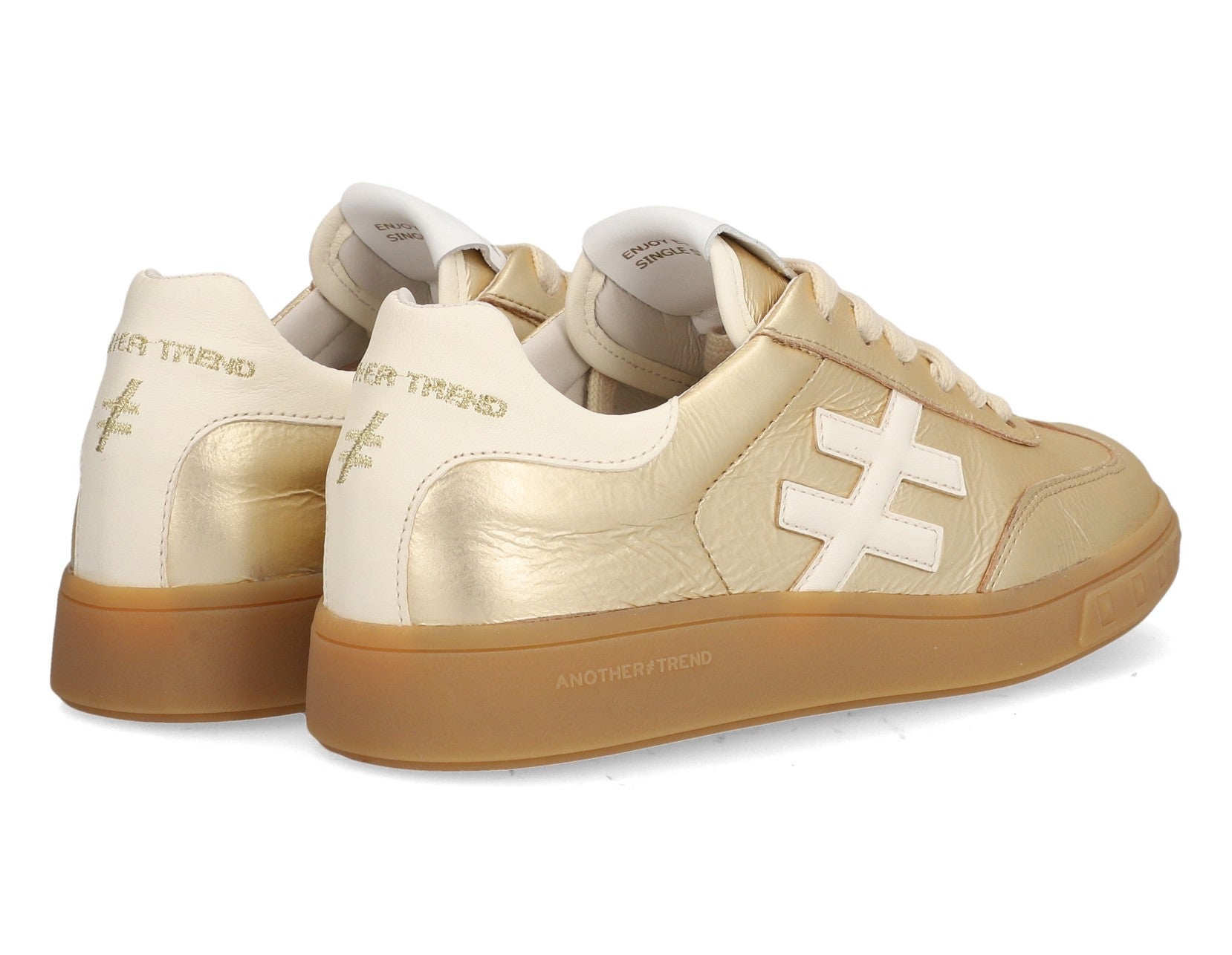 ZAPATILLA ICONIC DORADO A038